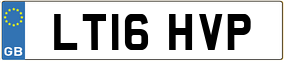 Truck License Plate